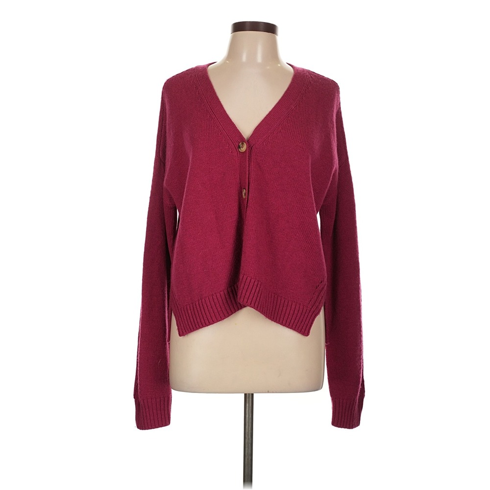 ATM Anthony Thomas Melillo Burgundy Cardigan